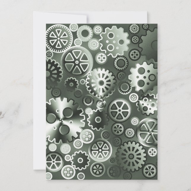 Steel metallic gears (Front)