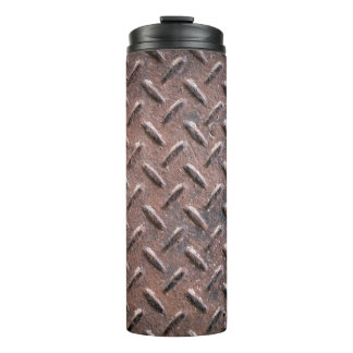 Steel old surface plates non slip patter. abstract thermal tumbler
