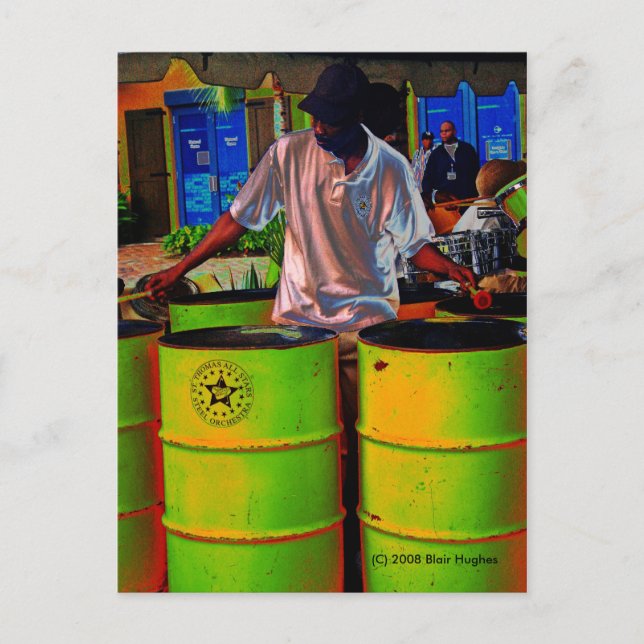 Steel Pan Drummer SD0108 Postcard (Front)