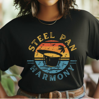 Steel Pan Harmony, Trini Carnival T-Shirt