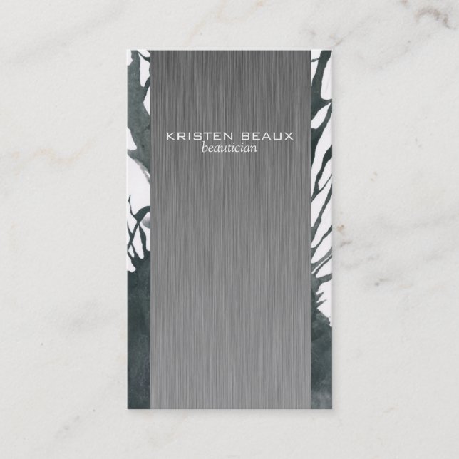 Steel Panel Ink Business Card (Front)