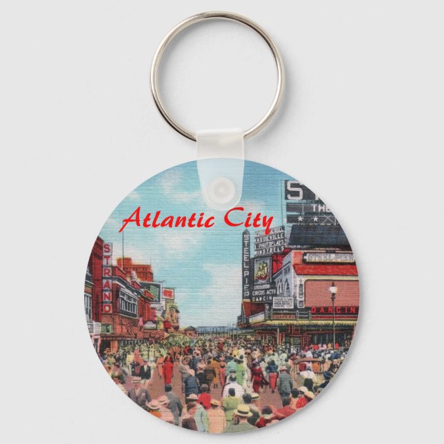 Steel Pier - Atlantic City Key Ring (Front)