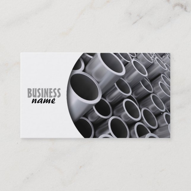 Steel Pipes Business Card (Front)
