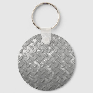 Steel plate key ring