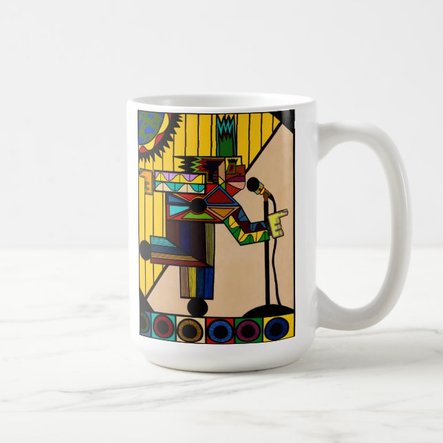 "Steel Pulse" by Ruchell Alexander Coffee Mug (Right)