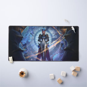 Steel Shadow Gaming Desk Mat Assassin Aesthetics