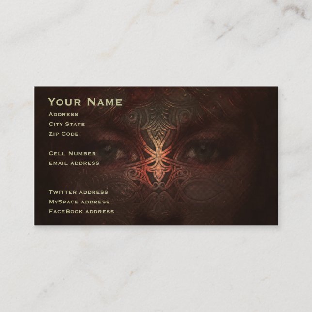 Steel Soul Business Card (Front)