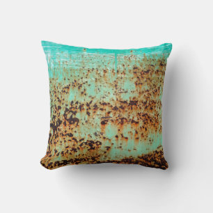 steel surface. An old weathered Green Cushion