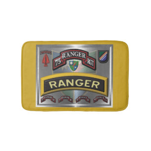 Steel Type Framed 75th Ranger Regiment Bath Mat