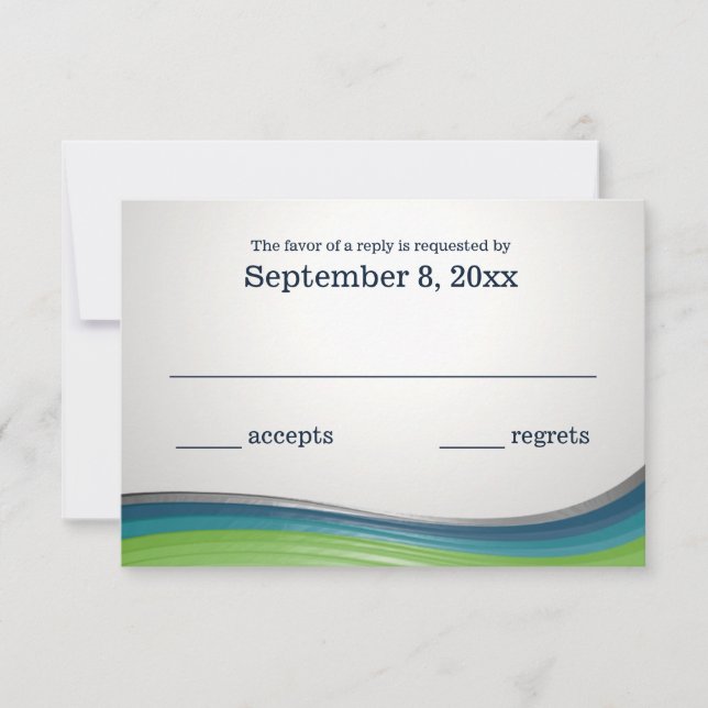 Steel Wave Blue and Green Response (Front)