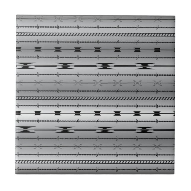 Steel Wires Ceramic Tile (Front)