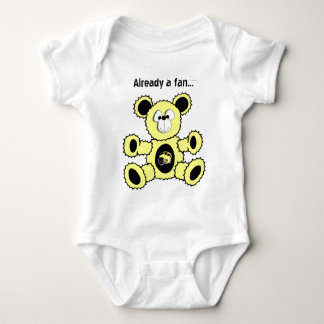 Steelers bear Already a fan... baby Baby Bodysuit
