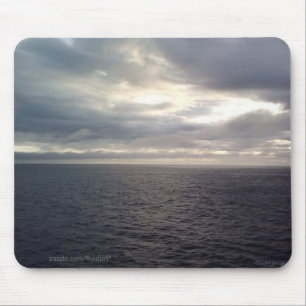 Steely Grey Waters Mousepad