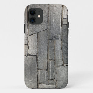 Steely Stone Wall iPhone 11 Case