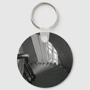Steep Stairs Down Key Ring