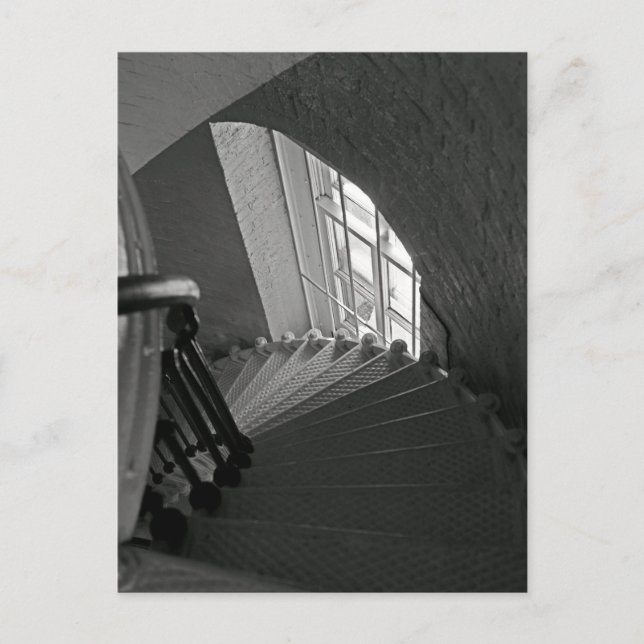 Steep Stairs Down Postcard (Front)