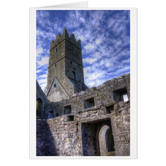 Steeple Of Ross Errilly Friary (Front)