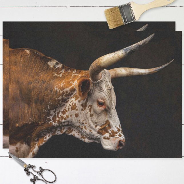 Steer Cattle Farmhouse Decoupage Tissue Paper (Creator Uploaded)