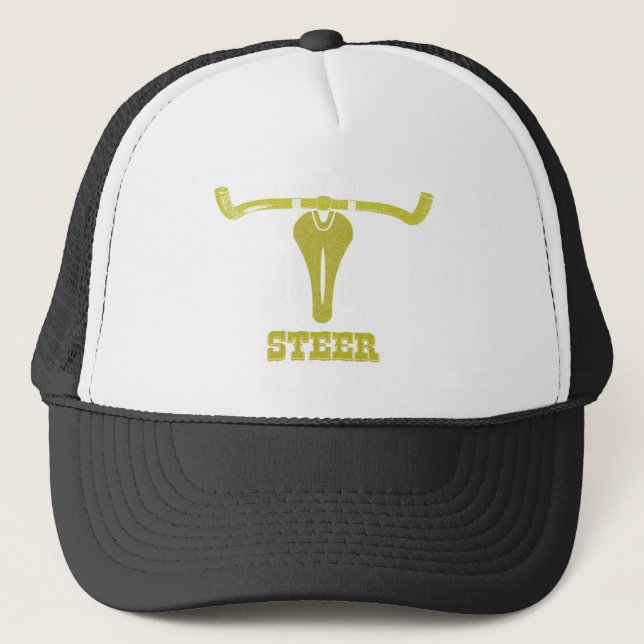 Steer (cycling) trucker hat (Front)