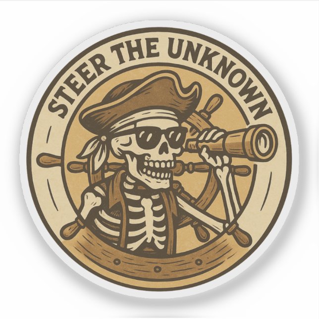 Steer The Unknown Pirate Skeleton (Front)