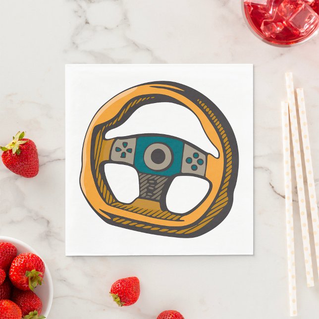 Steering Wheel Napkin (Creator Uploaded)
