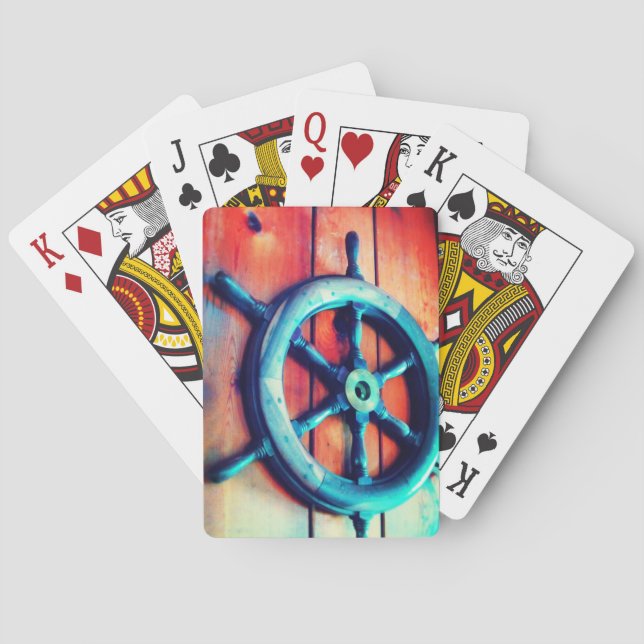 Steering Wheel Playing Cards (Back)