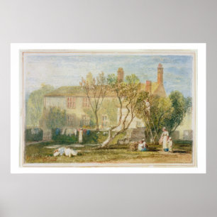 Steeton Manor House, near Farnley, c.1815-18 (w/c Poster