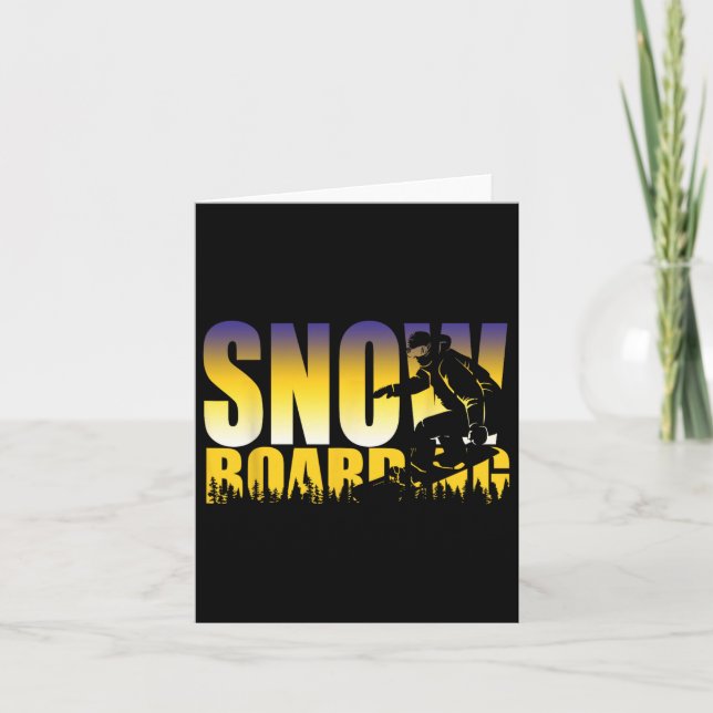 Steezy Snowboarding Gnarly Gift  Card (Front)