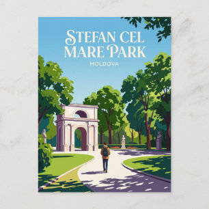 Stefan cel Mare Park Moldova Postcard
