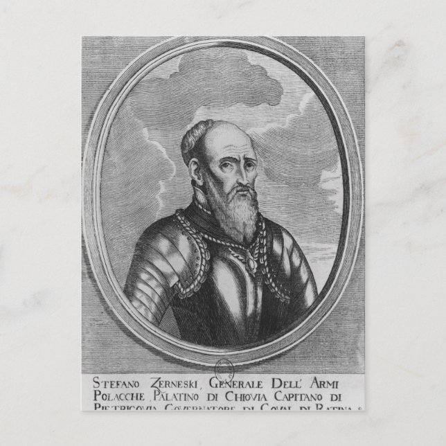 Stefan Czarniecki, Polish general Postcard (Front)