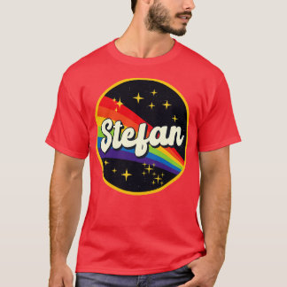 Stefan Rainbow In Space Vintage Style T-Shirt