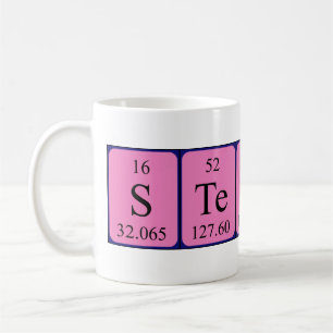 Steffen periodic table name mug