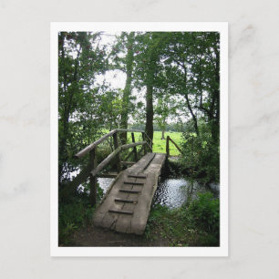 Steg über die Wümme Postcard
