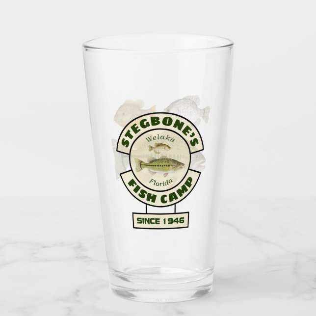 Stegbones Beer Pint Glass (Front)