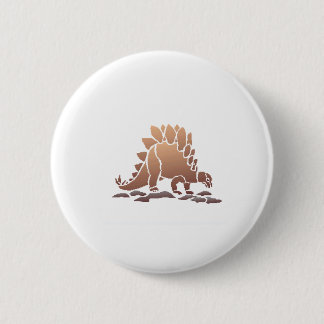 stegosaurus 6 cm round badge