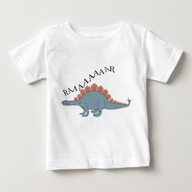 Stegosaurus - Baby Fine Jersey T-Shirt T-Shirt (Front)