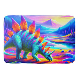 Stegosaurus bath mat