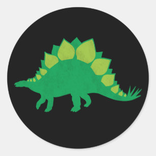 Stegosaurus Classic Round Sticker