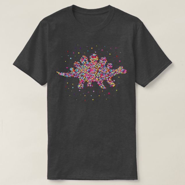 Stegosaurus Herbivore Dinosaur Dino T-Shirt (Design Front)