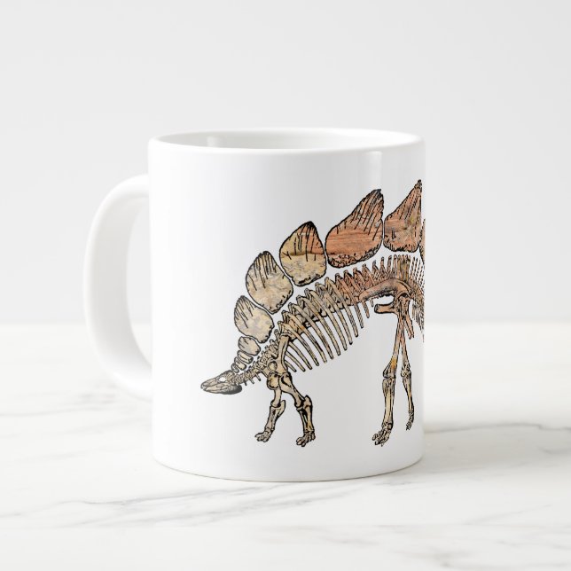 Stegosaurus Large Coffee Mug (Front Left)