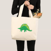 Stegosaurus Large Tote Bag (Front (Product))