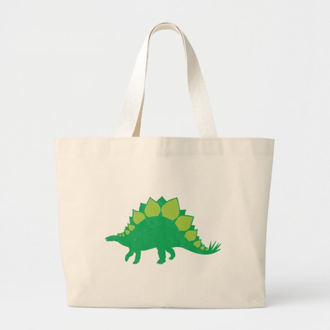 Stegosaurus Large Tote Bag (Front)