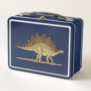 Stegosaurus Metal Lunch Box