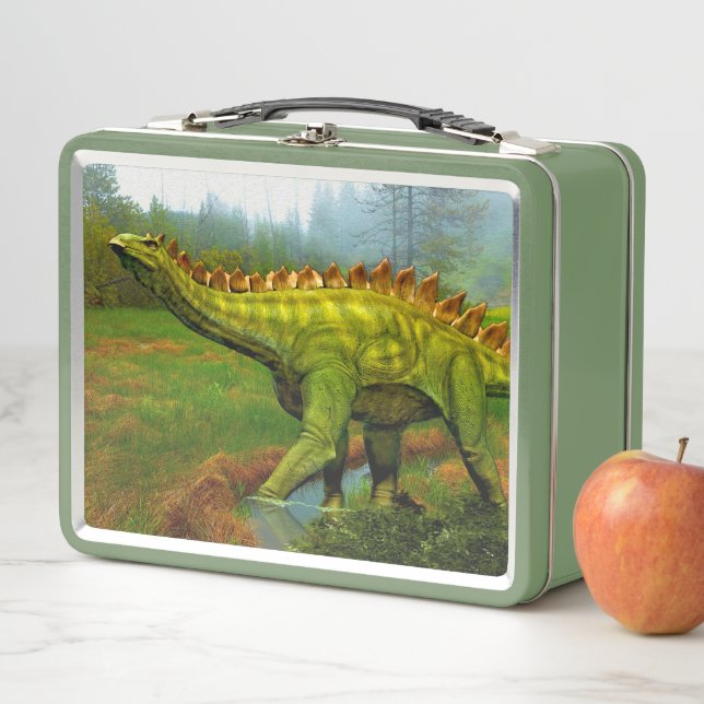 Stegosaurus Metal Lunchbox (In Situ)