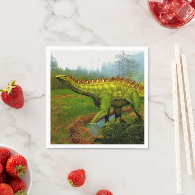 Stegosaurus Napkin (Insitu)