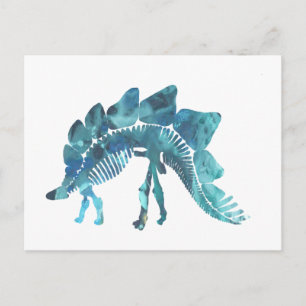 Stegosaurus Skeleton Postcard