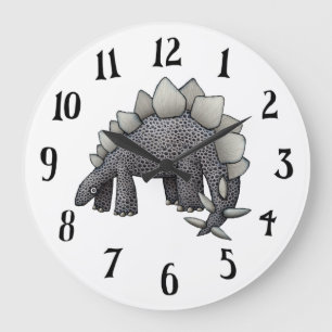 Stegosaurus Wall Clock