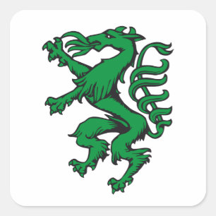 Steiermark Wappen Österreich Panther  Square Sticker