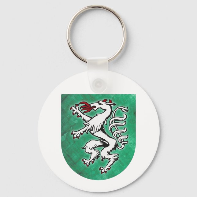 Steiermark Wappen Panther Aquarell Österreich Key Ring (Front)