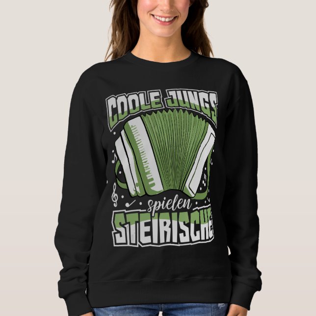 Steiermark Ziachorgl Styrian Harmonica Instrument Sweatshirt (Front)